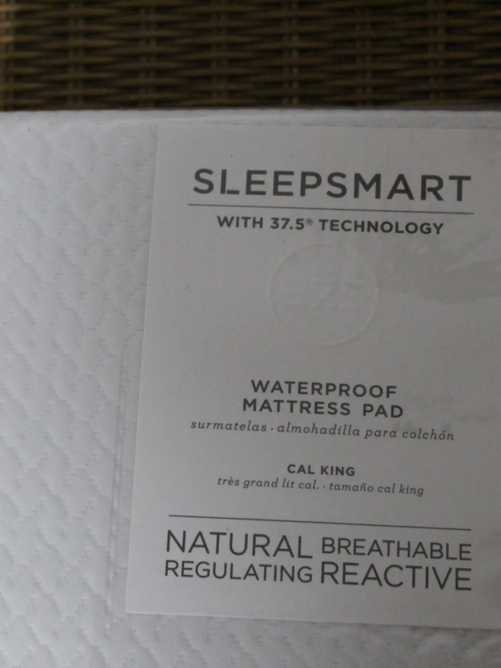 Pottrey Barn.  Sleepsmart Waterproof Mattress Pad. Cal King.